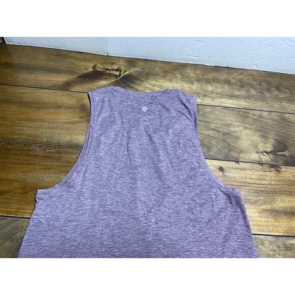 Lululemon Women’s Muscle Tank Top Heathered Purple Size 6/8 - Picture 6 of 7